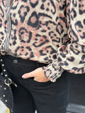 BLOUSE CS LEOPARD PRINT