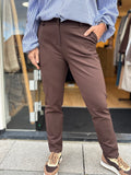 BROEK BRUIN CHINO