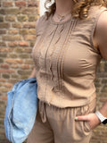 TOP CS THE LABEL KHAKI