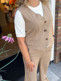 GILET C&S CAMEL