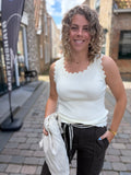 TOP KAYLLA OFF WHITE EN ZAND