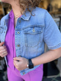 JEANS JAS KORTE MOUW C&S