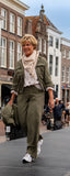 BOMBER/BLOUSE JINORA DARK OLIVE