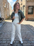 BROEK KATE ROOM WIT RECHTE PIJP