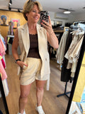 GILET TAUPE EN ZAND TINT